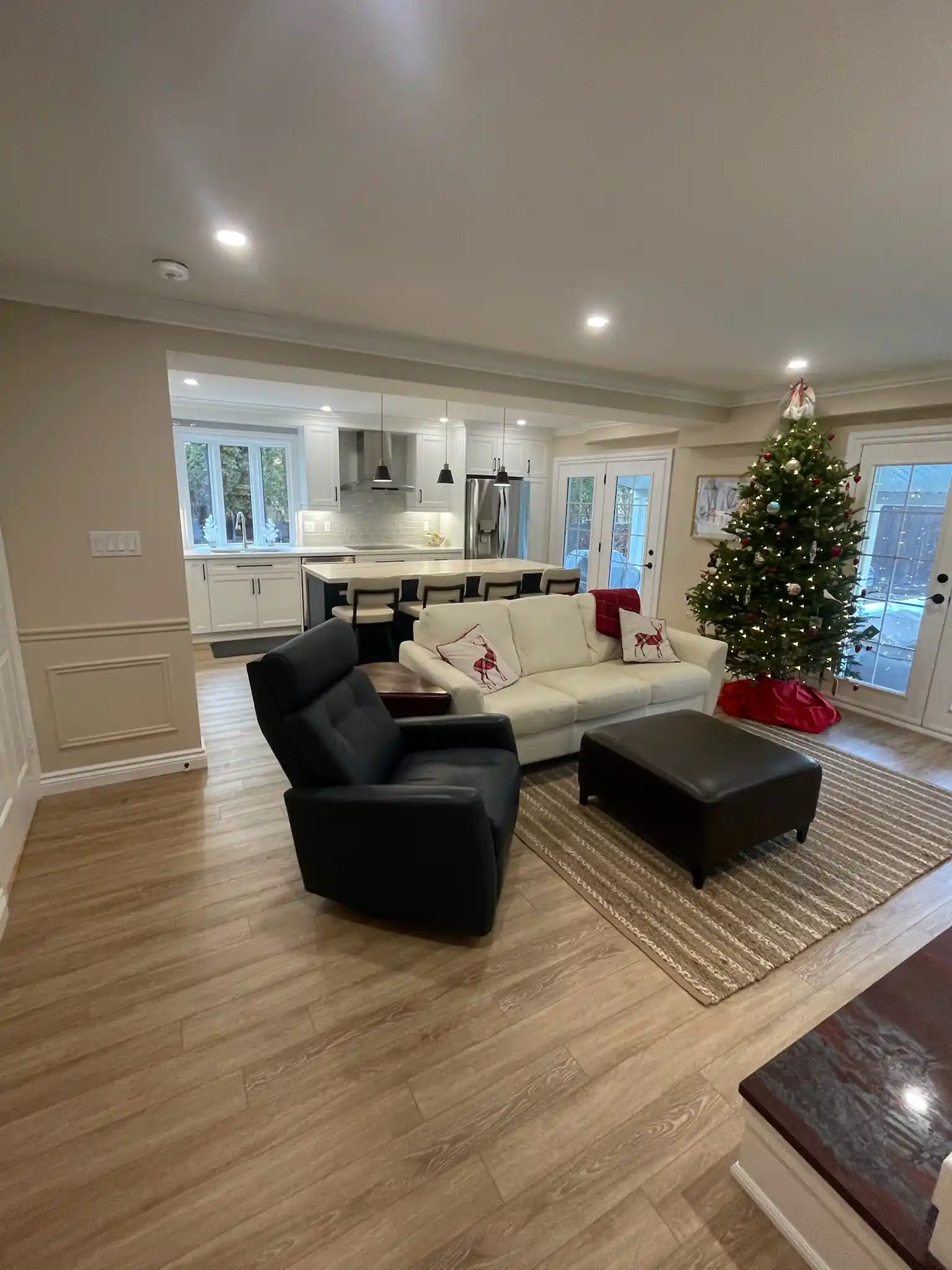 After renovation - Open concept kitchen remodel